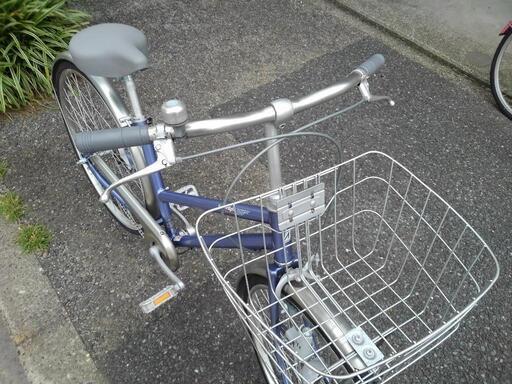 中古自転車２１８４　前後タイヤ新品！　ブリヂストン　スーパーライト　SS60S  ２６インチ　軽量アルミフレーム　ギヤなし　ダイナモライト 中古自転車2184 前後タイヤ新品！ ブリヂストン スーパーライト