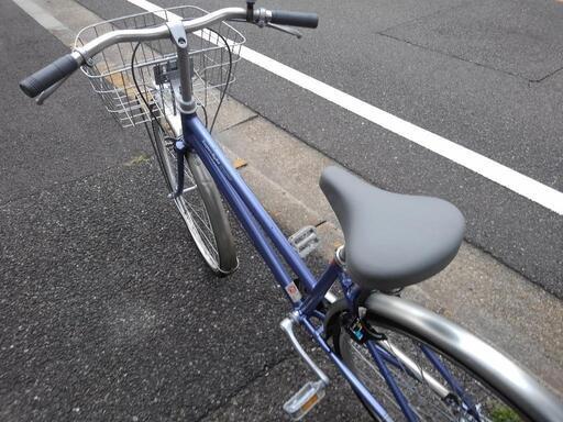 中古自転車2184 前後タイヤ新品！ ブリヂストン スーパー