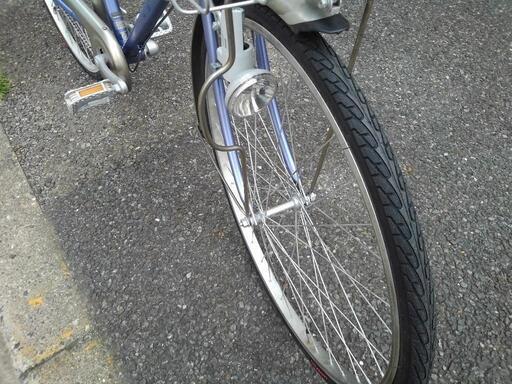 中古自転車2184 前後タイヤ新品！ ブリヂストン スーパーライト