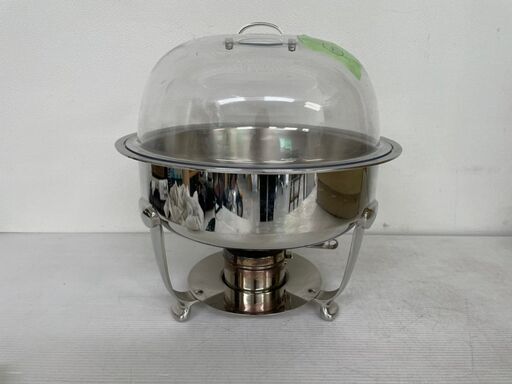 【和田助製作所】 チェーフィングディッシュ 丸形 ステンレス SW 18-8 ビュッフェ バイキング スタンド ホテル 業務用 飲食店 ①