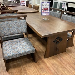 C1*430[ご来店頂ける方限定]和風ダイニング5点セット