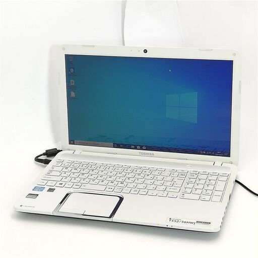 新品高速SSD WiFi有 ノートパソコン 15.6型 TOSHIBA 東芝 T552/36HWJ 中古美品 Core i3 4GB Blu-ray 無線 カメラ Windows10 Office