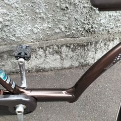 お話中です。【札幌市内配達無料】【防犯登録料込】中古車　BRIDGESTONE　Angelino　ＢＡＡ車　内装3段切り替え　鍵新品　前タイヤ、チューブ新品