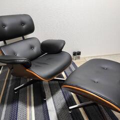イームズラウンジチェア オットマン付き リプロダクト品 IKEAの 