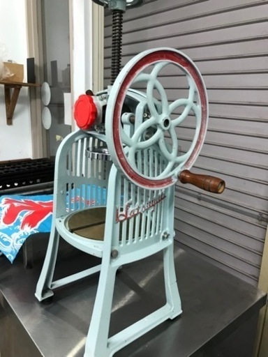 ひでぼーさま専用 アンティーク かき氷機『初雪』手回しマシン HA-110S