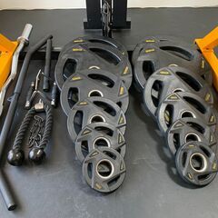 値段交渉OK】ホームジムセット（POWERTECパワーラック、FitElite 