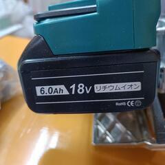 マキタ18V 125mmバッテリー２個、充電器付 充電式防じんマルノコ KS513DZ   