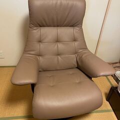 1 Karimoku カリモク THE FIRST ザ・ファースト リクライナー  RU72 1Pソファ＆オットマン Mサイズ 2022年7月製造 美品