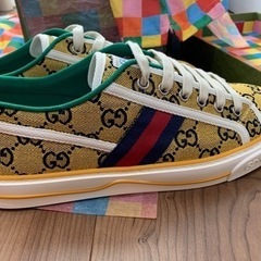 【最終値下げ】グッチテニス1977レーベルスニーカー250cm