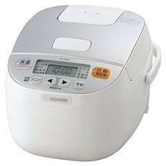 【美品】象印 炊飯器 マイコン式 3合 ホワイト NL-BA05-WA
