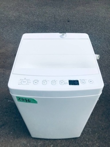 ✨2018年製✨2446番 TAG label✨電気洗濯機✨AT-WM45B‼️