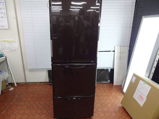 ID 051287 冷蔵庫 シャープ ３ドア 350L ２０１６年製 SJ-PW35B-T 