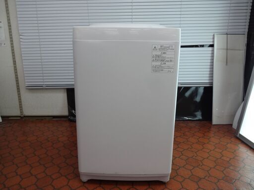 ID 021167　洗濯機　東芝　5K　２０１９年製　AW-5G6（W)