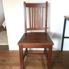 木製 チェア 椅子 無垢 ヴィンテージ アジアン 和風
