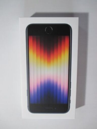 iPhone SE 第3世代 64GB 　新品未使用　ミッドナイト　黒色　アップル　アイフォン　SIMフリー　管理№2