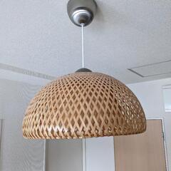 IKEA 竹製シーリングライト