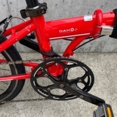 値下げ】ダホン スピードファルコ 赤色 本格折りたたみ自転車