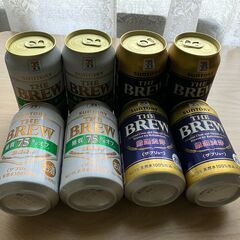 セブンイレブンビール８本（ザ・ブリュー 、ザ・ブリュー糖質75%オフ）