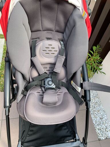 コンビ ベビーカー AttO (アット) type-S レッド　両対面式 美品