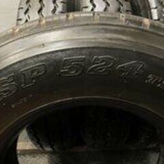 札幌発 引取OK DUNLOP SP 524TS 225/80R17.5 123/122L 17.5インチ トラックタイヤ 夏タイヤ 4本 4t ファイター等　(TS225)クレジットカード QRコード決済可能