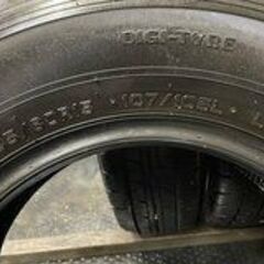 DUNLOP ENASAVE VAN01 195/80R15 107/105L LT 15インチ 夏タイヤ 4本 2020～21年製 バリ溝 ハイエース等　(TD789)クレジットカード QRコード決済可能