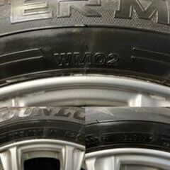 【DUNLOP WM02 205/60R16】スタッドレス【Weds JOKER 16インチ 6.5J5HPCD114.3+53】ノア ステップワゴン ヴォクシー等　(TD790) クレジットカード QRコード決済可能
