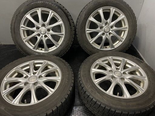 DUNLOP WM02 205/60R16】スタッドレス【Weds JOKER 16インチ 6.5