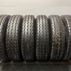 札幌発 引取OK DUNLOP SP 524TS 225/80R17.5 123/122L 17.5インチ トラックタイヤ 夏タイヤ 6本 4t ファイター等　(TU197)クレジットカード QRコード決済可能