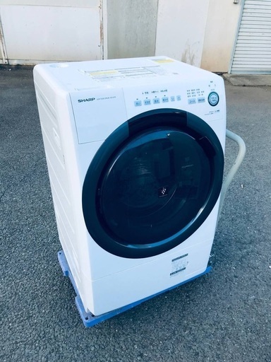 ♦️EJ2499番SHARPドラム式洗濯乾燥機 【2019年製】