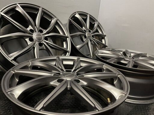 EURO TECH MP-LINE ユーロテック 社外ホイール 19インチ 4本 8J5HPCD114.3+38 マセラティ/レヴァンテ等　(VHV474)クレジットカード QRコード決済可能