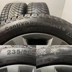 タイヤ走行短め【Continental ContiVikingContact6 235/50R18 