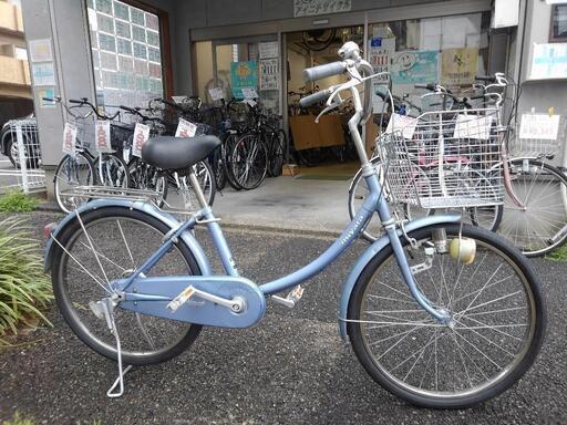 中古自転車２１８７　前後タイヤ新品！　２２インチ　ギヤなし　ダイナモライト