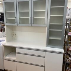 レンジボード キッチン収納棚 食器棚 れんじぼーど レンジ台 松田家具 幅160cm💳自社配送時🌟代引き可💳※現金、クレジット、スマホ決済対応※