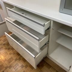 レンジボード キッチン収納棚 食器棚 れんじぼーど レンジ台 松田家具 幅160cm💳自社配送時🌟代引き可💳※現金、クレジット、スマホ決済対応※