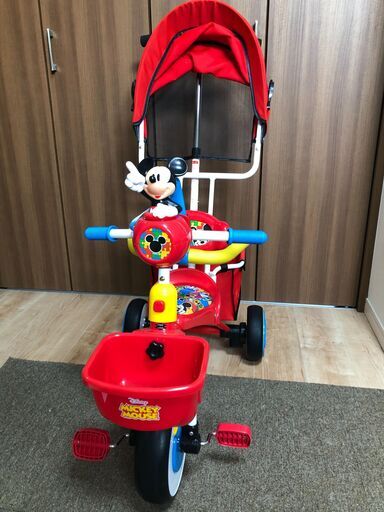 ides タッチフォンカーゴディズニーキャラクターズ(ミッキー)三輪車