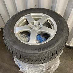 交渉中【使用1シーズンのみ】 16インチ スタッドレスタイヤ 4本 日産純正ホイール付き