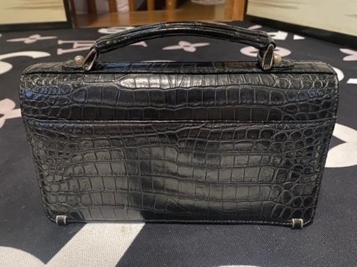 JRA クロコダイル セカンドバック「美品」