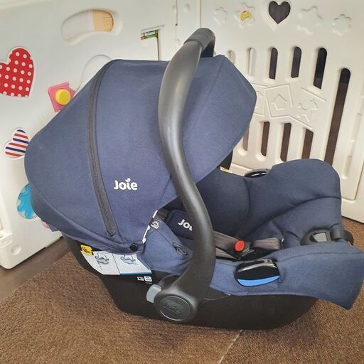 ★9/24まで取引可★チャイルドシート joie 新生児〜1歳半(13kg)まで使用可能 後ろ向き取付