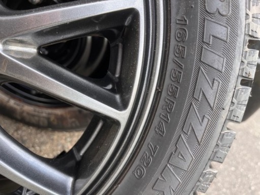 車のパーツ 未使用軽自動車スタッドレスタイヤ