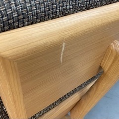 R467 CONDEHOUSEカンディハウス「エクリプス」ヒッコリー材 3人掛けソファ 39万 美品