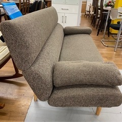 R467 CONDEHOUSEカンディハウス「エクリプス」ヒッコリー材 3人掛けソファ 39万 美品