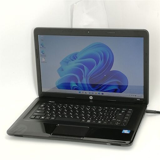 大容量HDD-500GB ノートパソコン 15.6型 HP 2000 中古良品 Celeron 4GB DVDマルチ 無線 Wi-Fi Bluetooth webカメラ Windows11 Office
