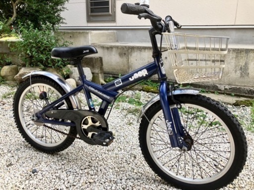 【お取引き相手決定】392、幼児用自転車Jeep18インチ