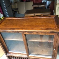 アンティーク家具 「葉山ガーデン」 飾り棚 無垢材