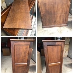 アンティーク家具 「葉山ガーデン」 飾り棚 無垢材