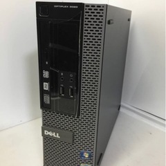 今ならモニター付！SSD換装済★スリムタワーPC【DEL】core i3-4160T@3.10GHz、メモリ8GB、SSD128GB