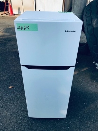 ✨2019年製✨2485番 Hisense✨2ドア冷凍冷蔵庫✨HR-B12C‼️
