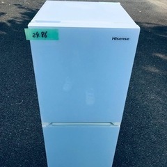 ✨2018年製✨2486番 Hisense✨2ドア冷凍冷蔵庫✨HR-G13A-