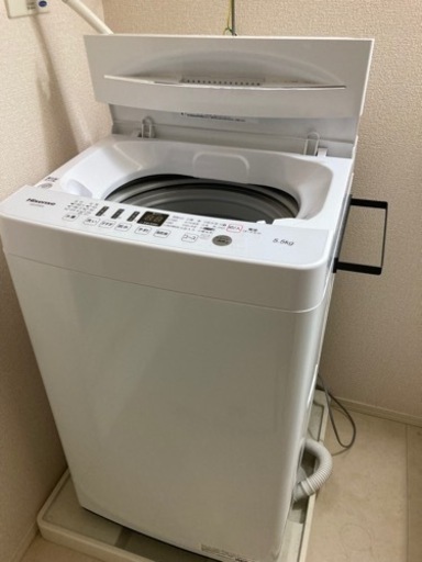 【9/7まで】2021年製　洗濯機5.5㎏ HE—E5503