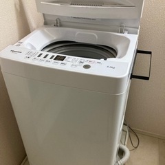 【9/7まで】2021年製　洗濯機5.5㎏ HE—E5503